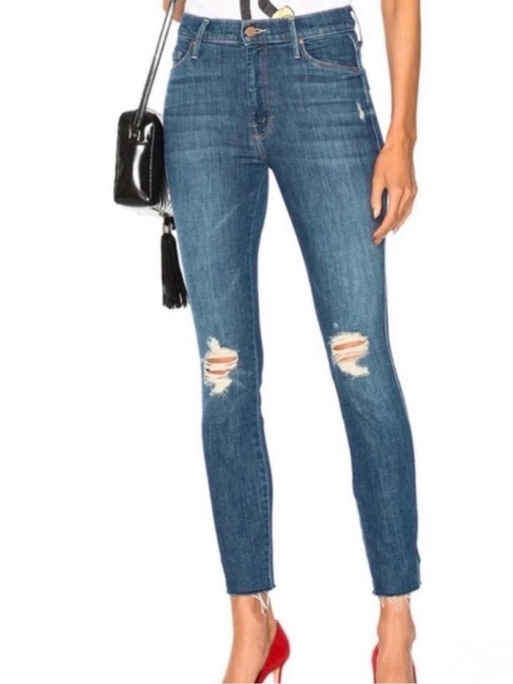 Mother The Vamp Fray Jeans